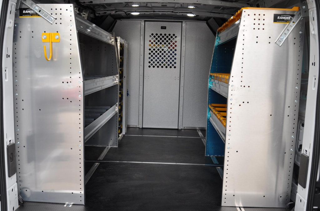 Why is shelving important or valuable for fleet vehicles?