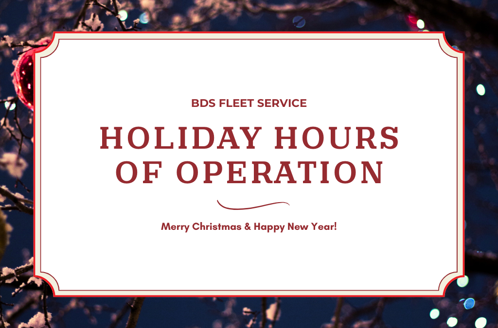 Holiday Hours and Warm Wishes!